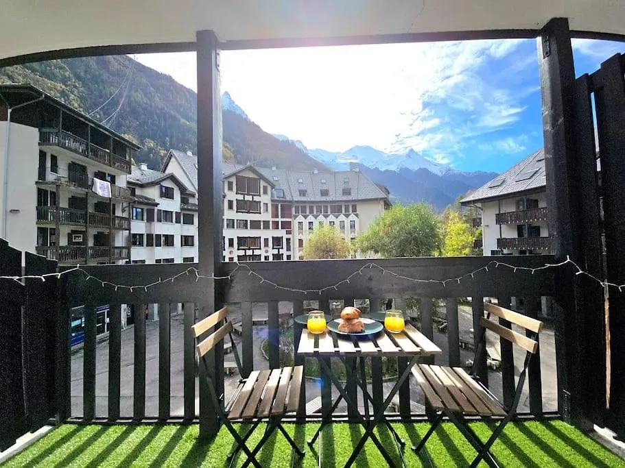 Studio Avec Balcon Vue Montblanc Et Parking Gratuit Le Nid Daigle Chamonix Mont Blanc